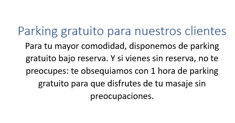 Parking gratuito 2
